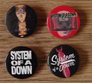 Set of 4 buttons